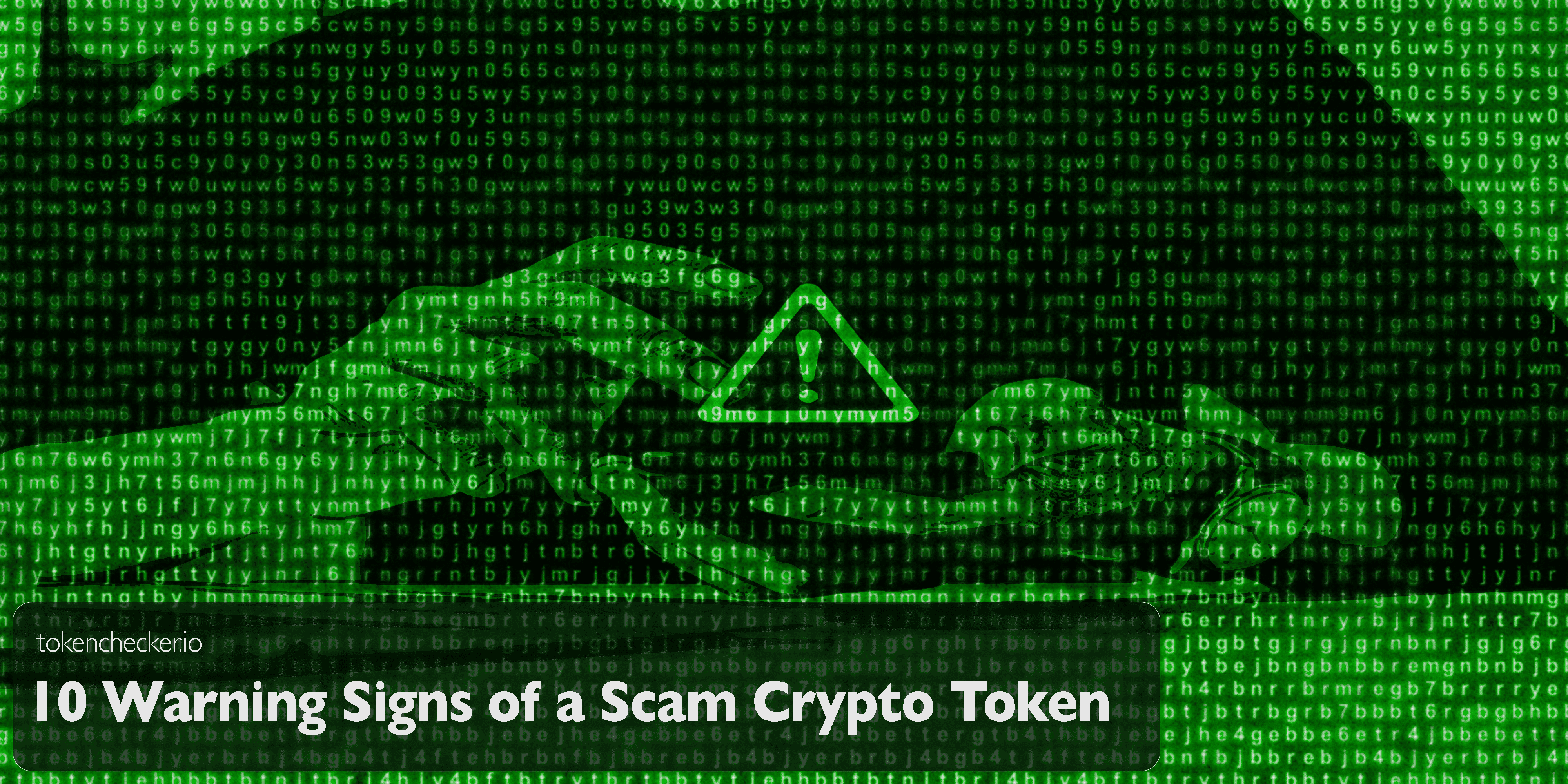 Illustration of crypto scam warning signs