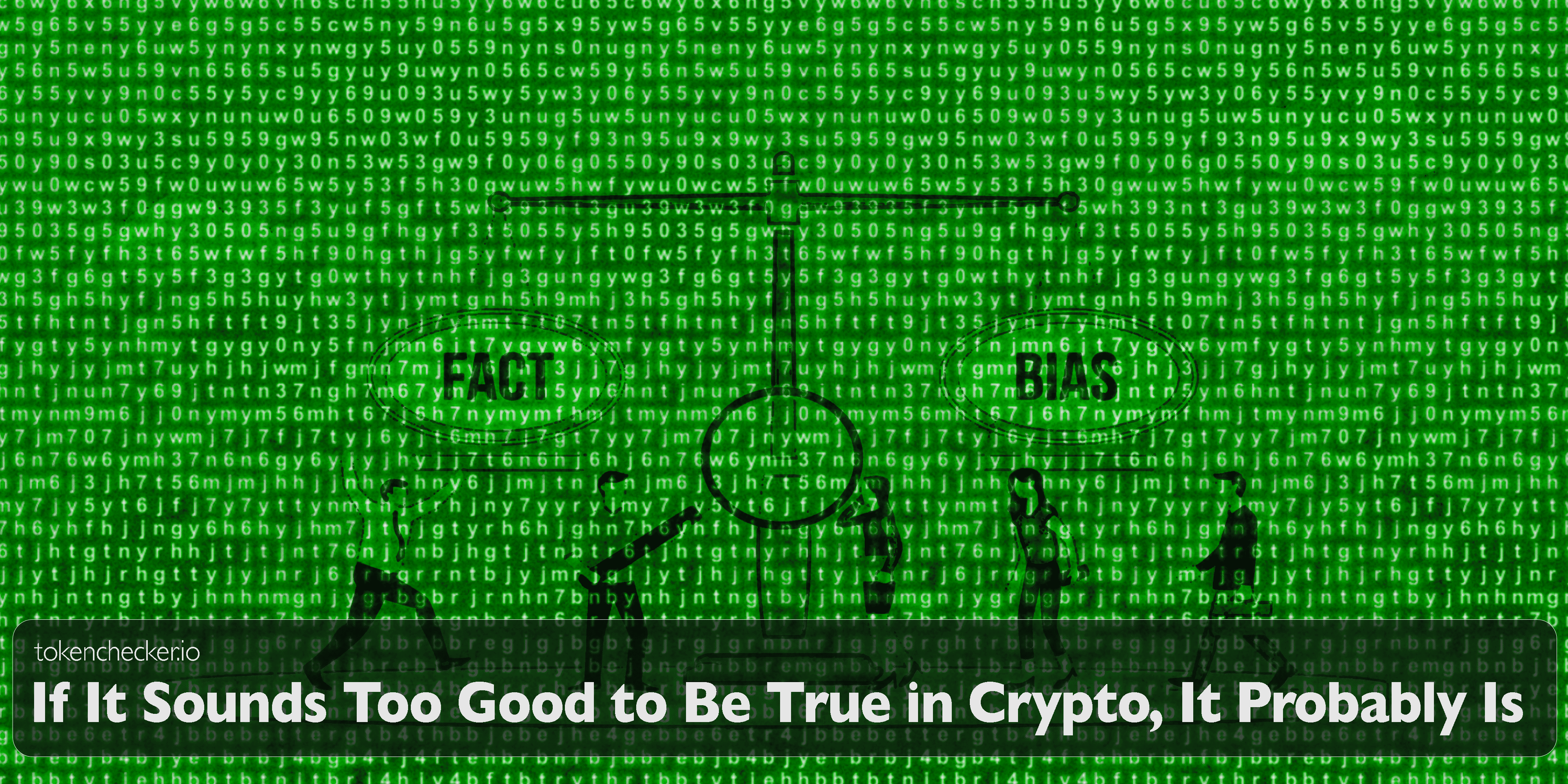 Illustration of psychological traps in crypto