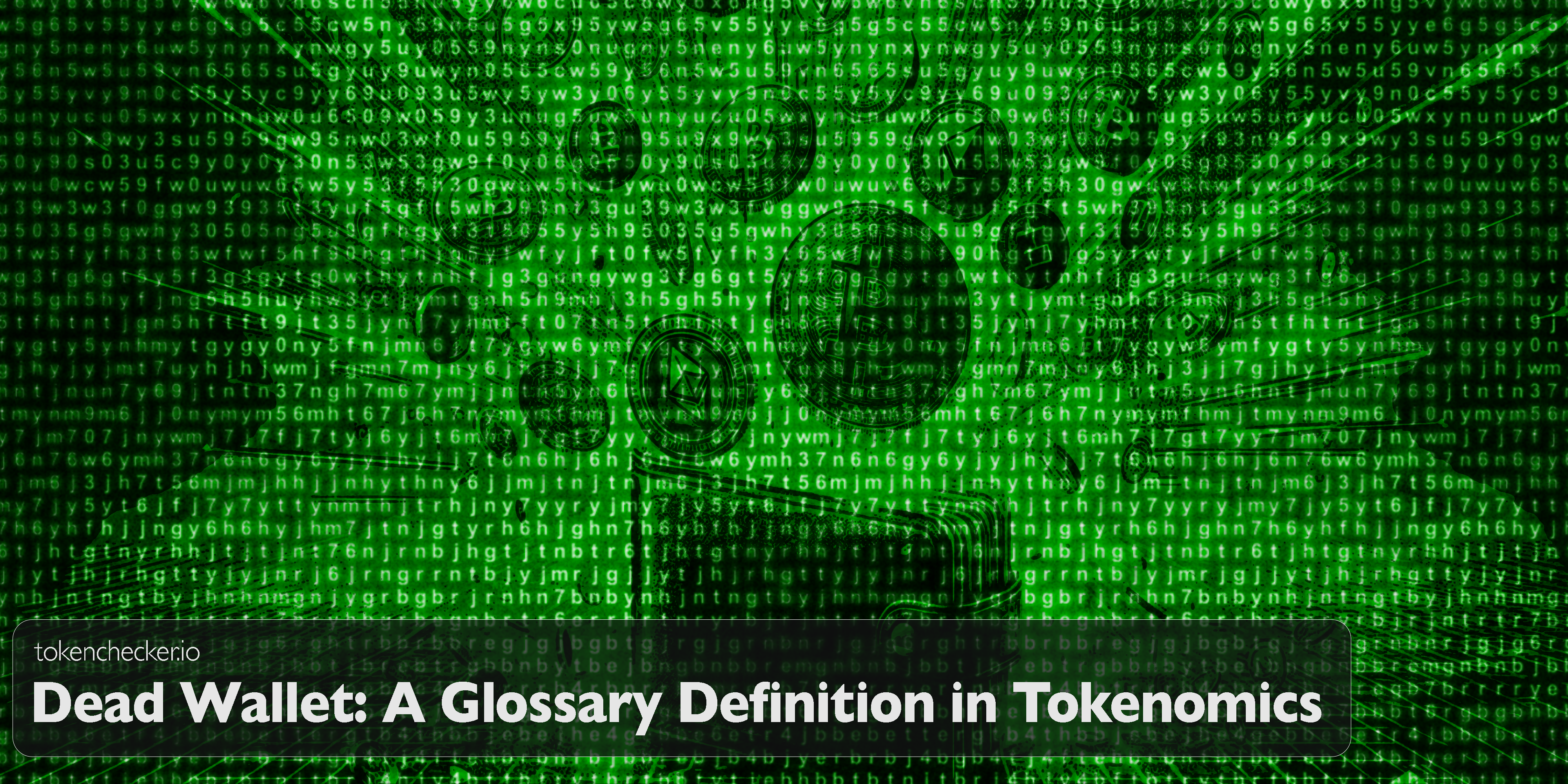 Illustration of a dead wallet in crypto