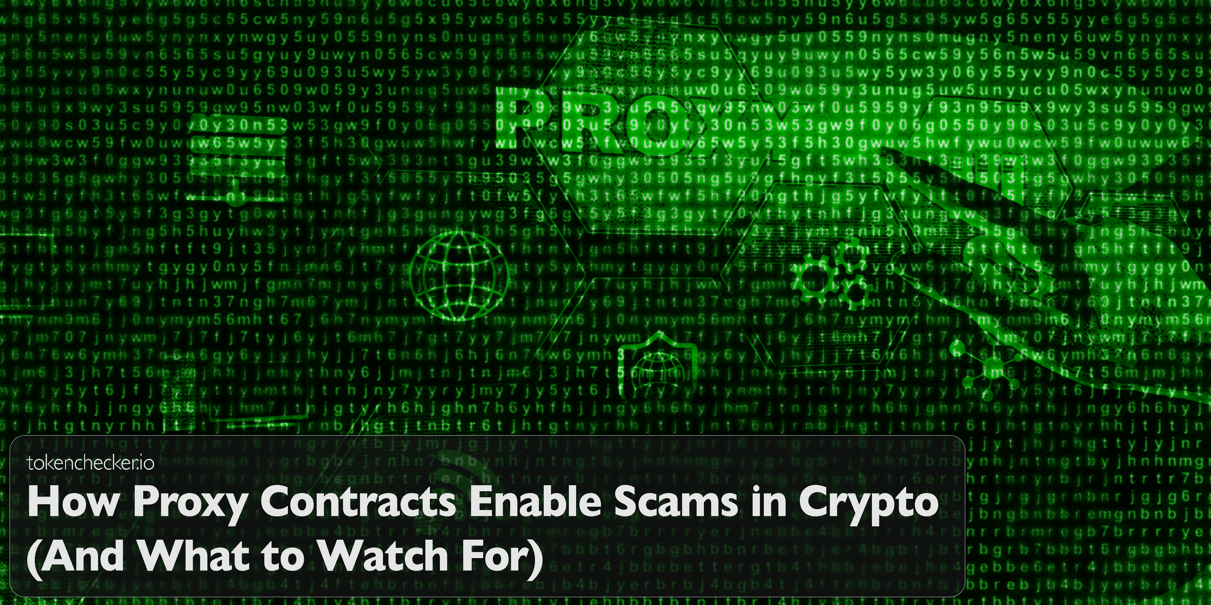 Illustration of a malicious proxy contract