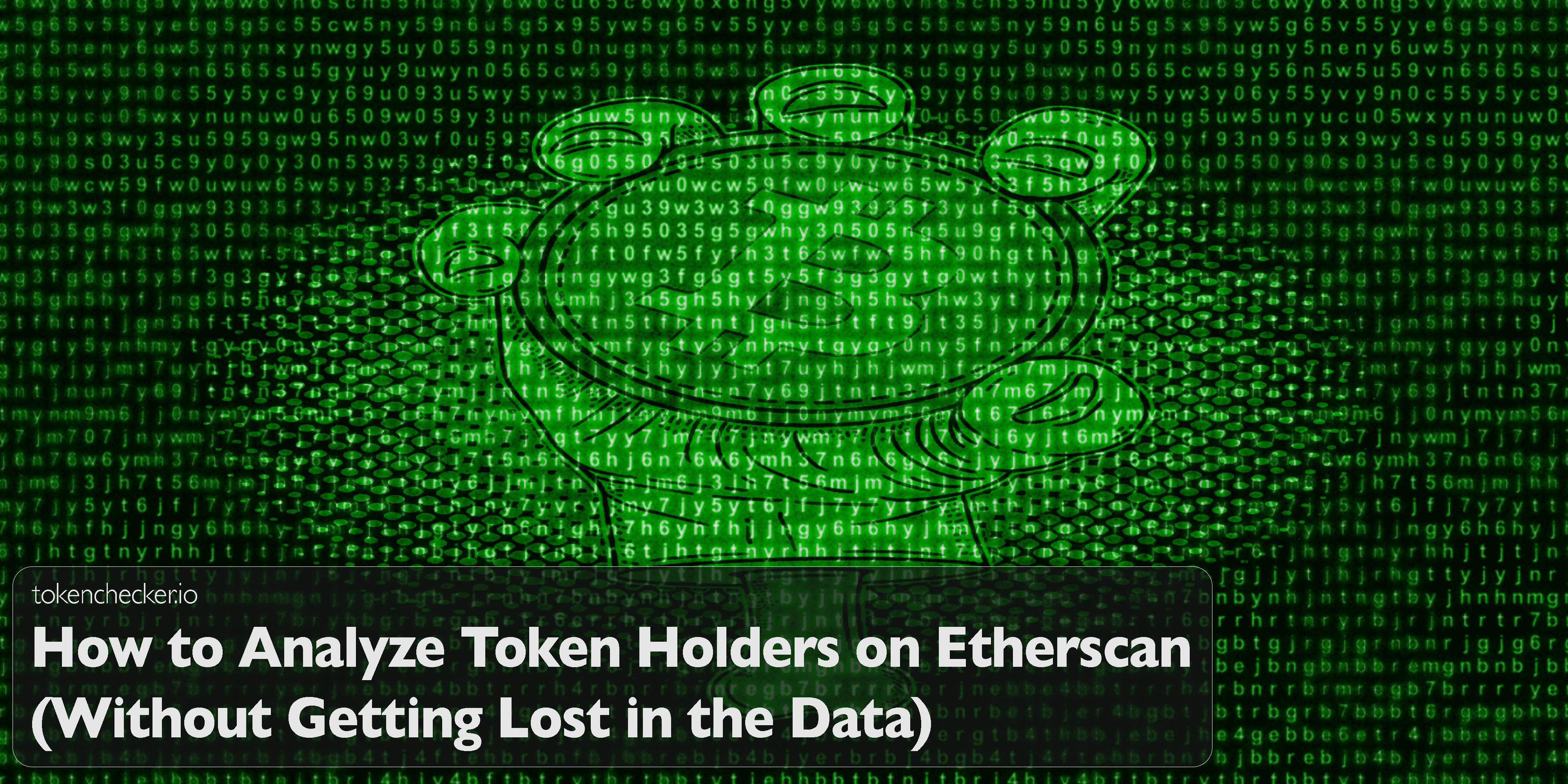Illustration of analyzing token holders on Etherscan