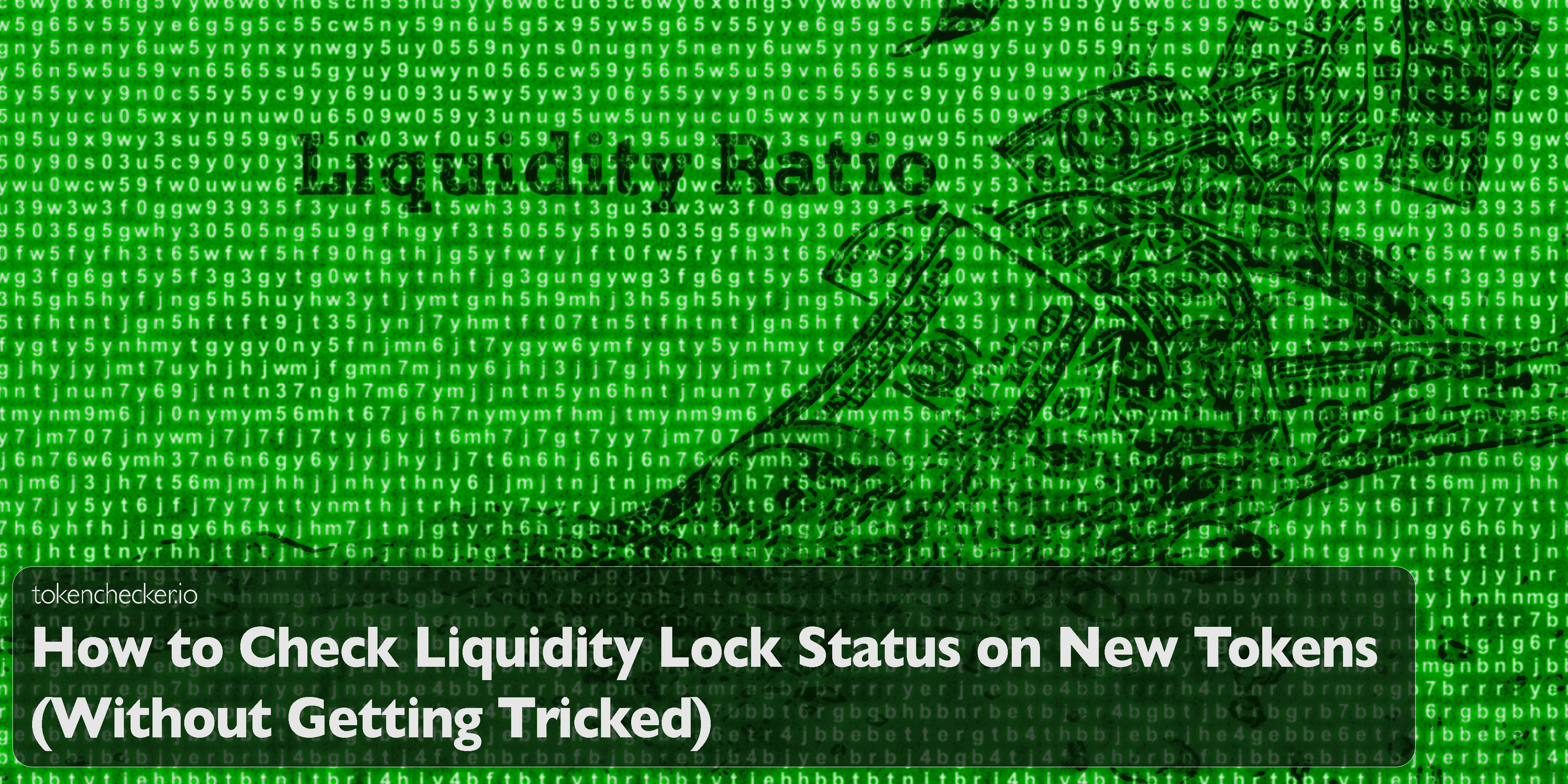 Illustration of checking a liquidity lock
