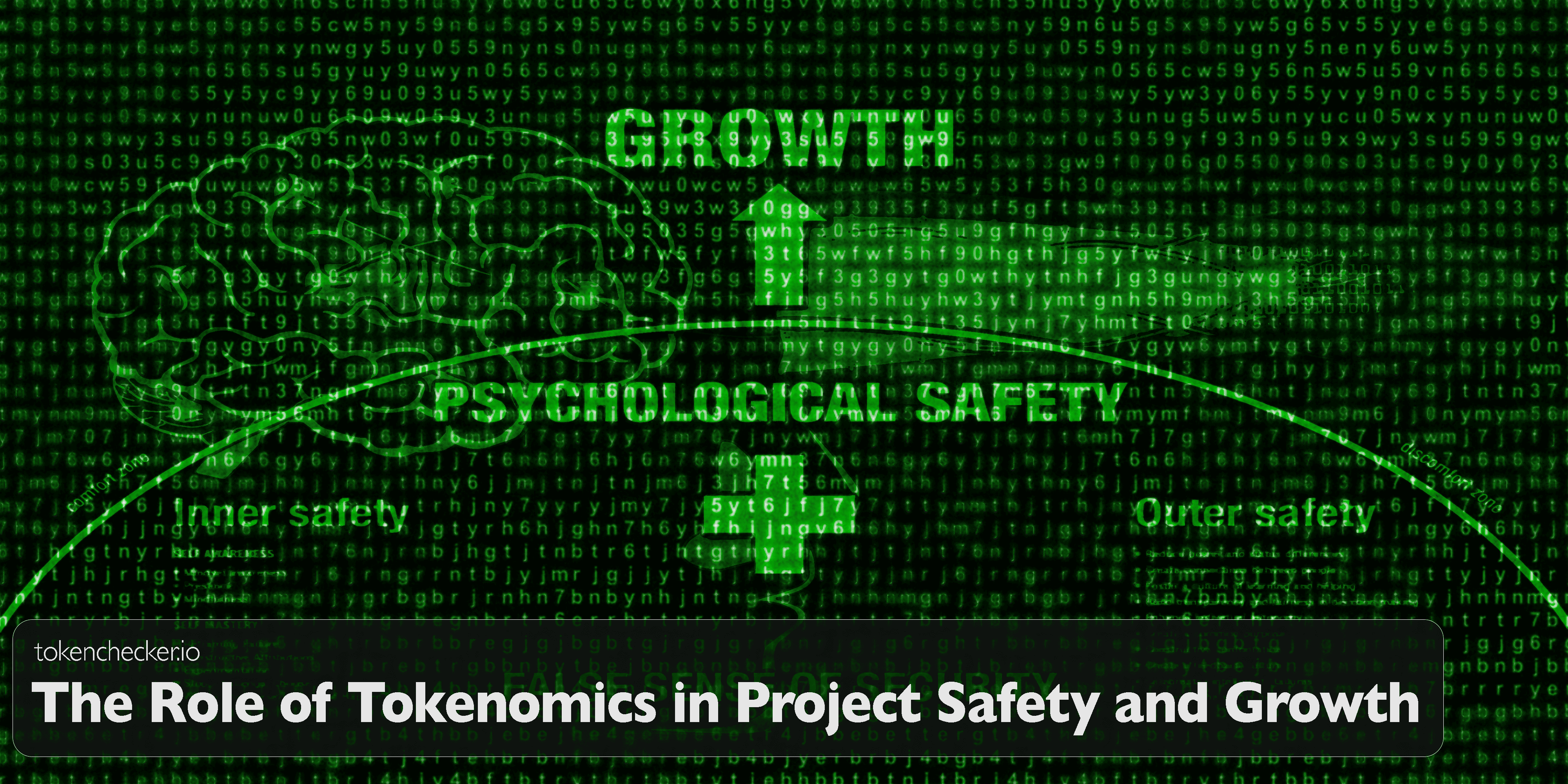 Illustration of tokenomics concepts like supply, distribution, and utility