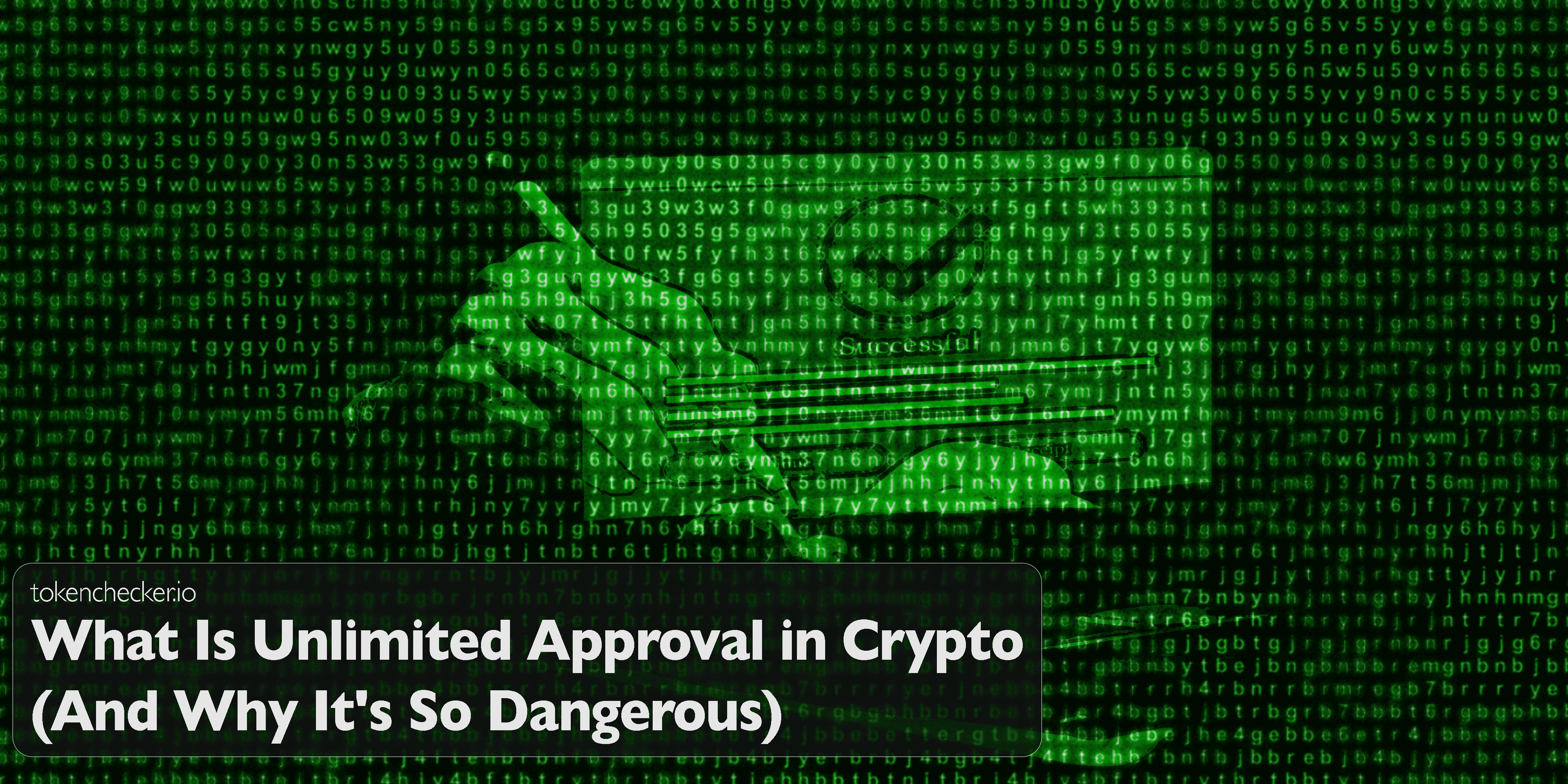 Illustration of an unlimited approval security risk