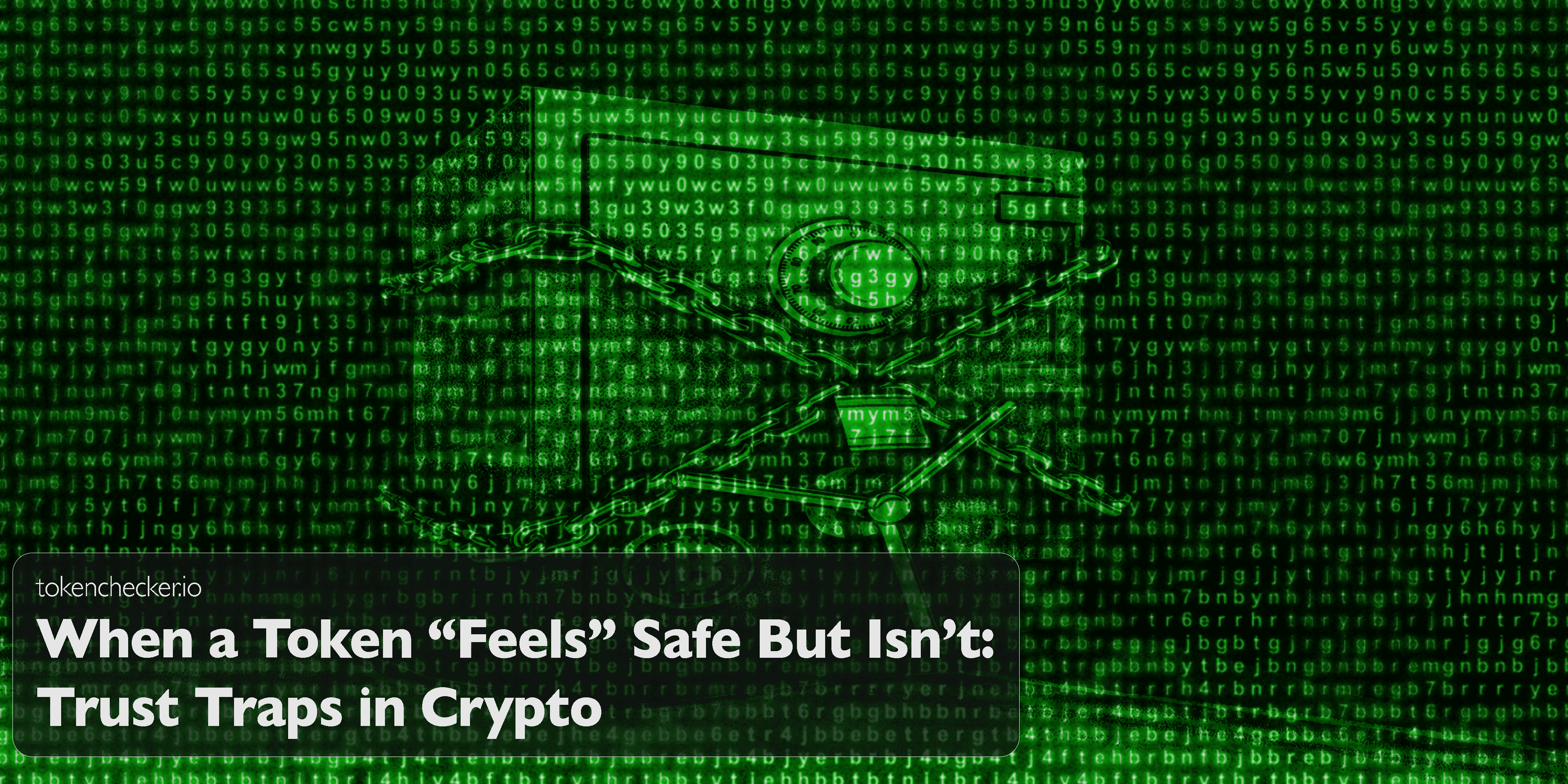 Illustration of a crypto trust trap