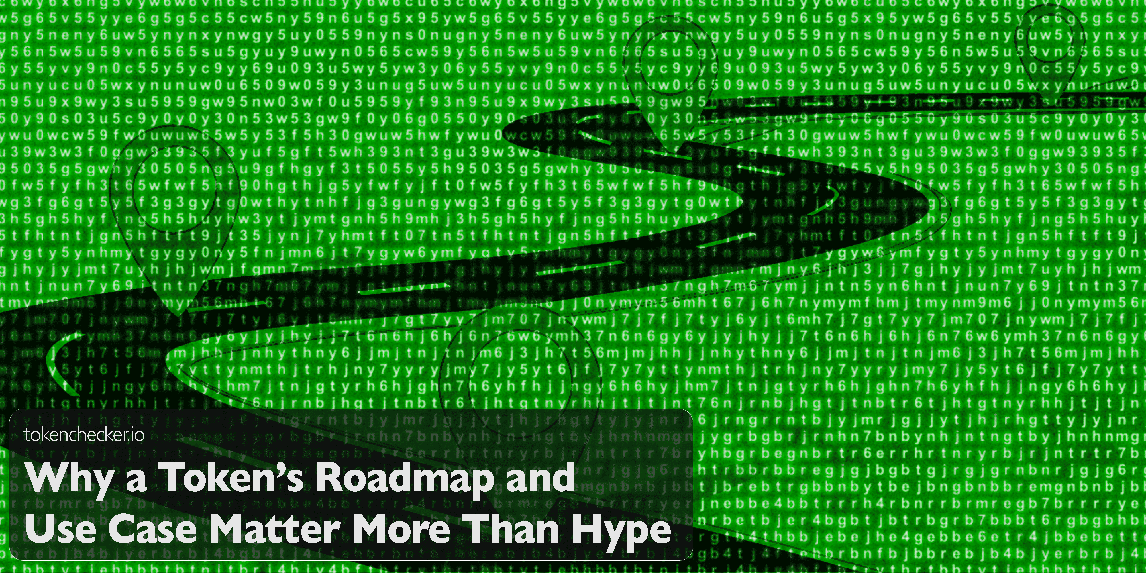 Illustration of a token's roadmap and use case