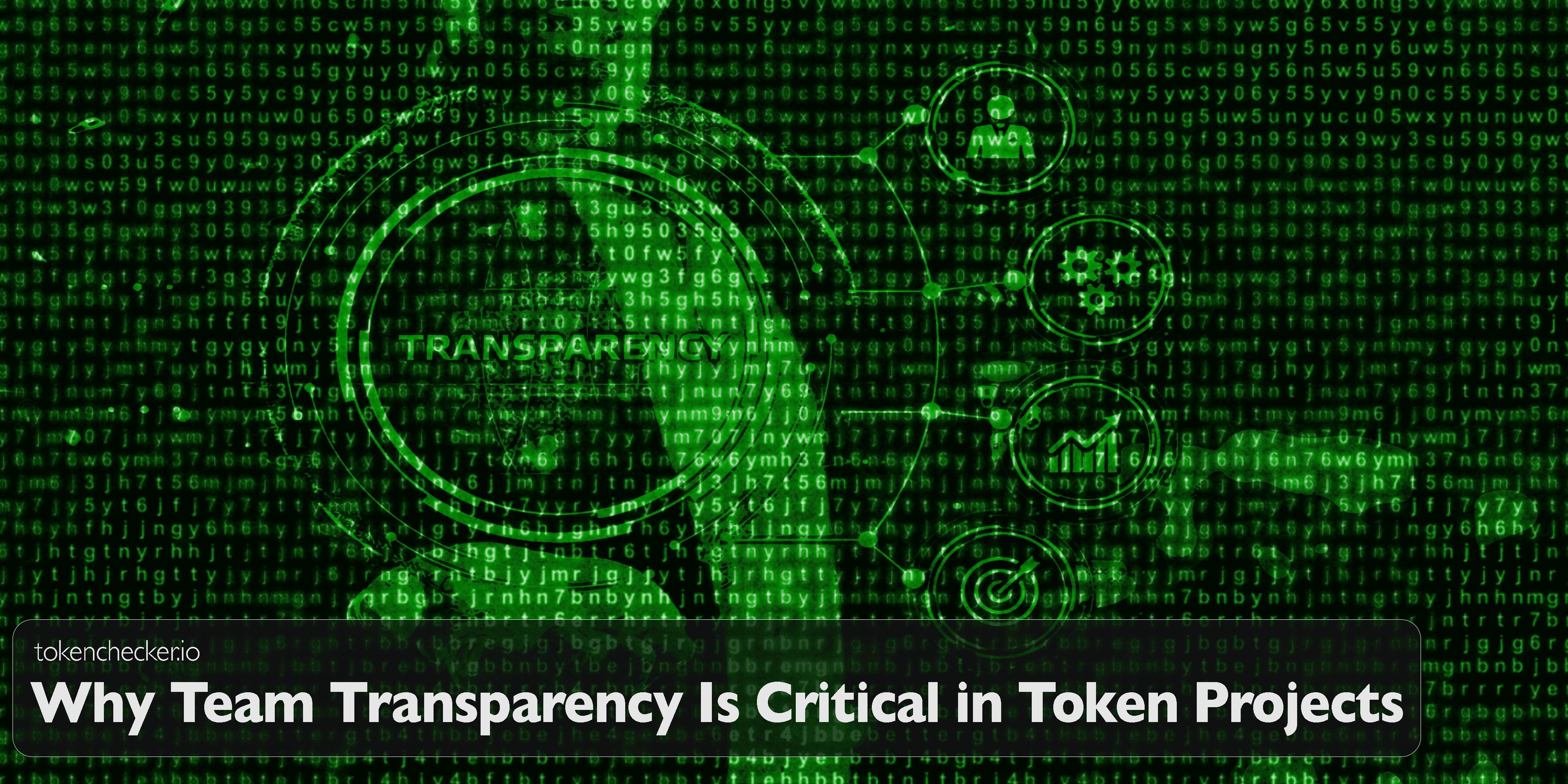 Illustration of a transparent team in crypto